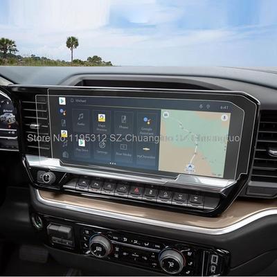 PET Screen Protector Film For Chevrolet Silverado 1500 LT RST LTZ ZR2 2022-2024 13.4 Inch  Car Radio GPS Navigation Anti-scratch