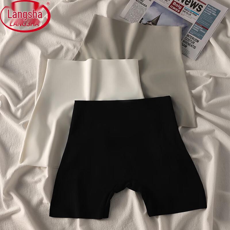 LangSha Women s Seamless Ice Silk Safety Shorts 2-Pack 175