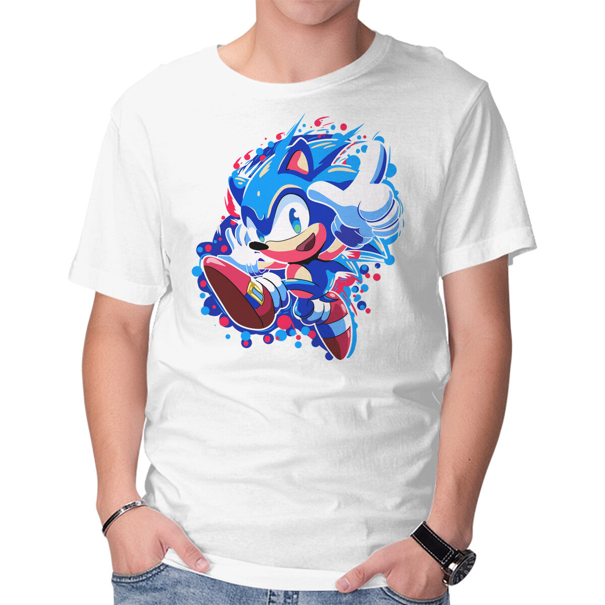 Unisex Crew Neck T-Shirt Fast Colors Graphic Short Sleeve Casual Tee L