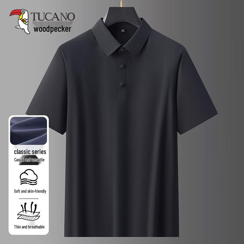 TUCANO Men s Ice Silk Short Sleeve Polo Shirt M