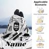 Tools44 Personalized Name Blanket Multi-purpose Customizable Blanket Ultra-Soft Throw For Chair Livingroom Seaside Bedding Four Seasons Universal