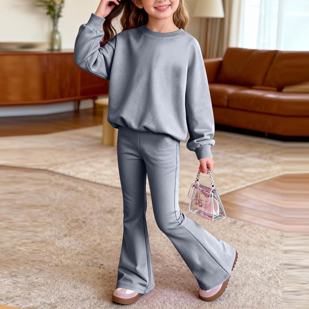 Infant Newborn Baby Girls Boys Loose Print T,shirt+Pants Print Outfits Set