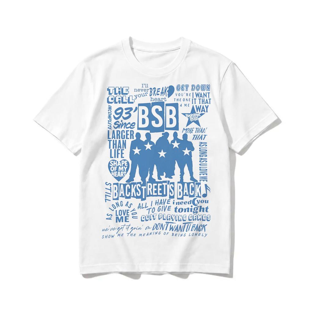 Backstreets Boys T-Shirts I Was There Concert Vegas Residency Leisure 100% Cotton Tee Shirt Crew Neck T Shirt Gift Clothing