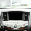 Real Carbon Fiber Car Accessories Center Console Air Vent Set Trim Cover Soft Sticker For Infiniti JX 2013 QX60 2014 2015 2016