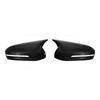 Car Side Door Rearview Horn Mirror Cover Fit For KIA K5 Optima 2011 2012 2013-2015 Cap Sticker Trim ABS Carbon Fiber Style Black