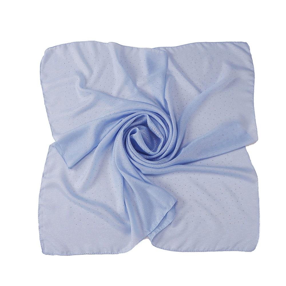Women Malaysian Square Scarves Foulards Female Bandana Lady Hijabs 90CM