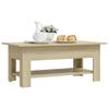  Coffee Table, Sonoma Oak, 102x55x42, Wood-based Material
