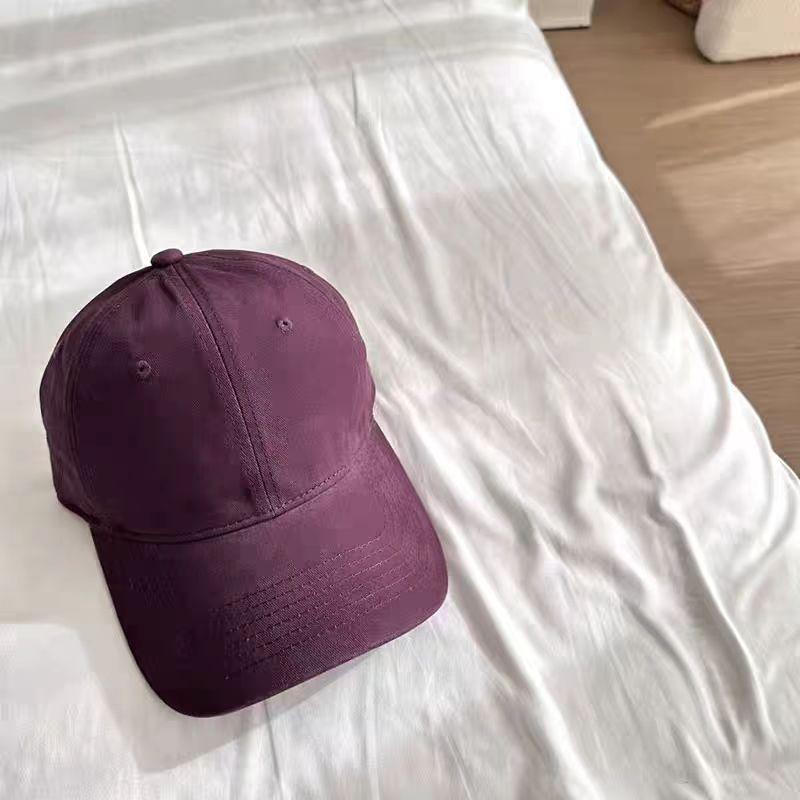 Fashion Hat Simple Versatile Solid Color Cap Men's and Women's Spring and Summer Korean Version Face Small Light Board Multi-color Optional Sun