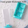 Mini Pill Organizer 3 Times A Day Portable Buckle Design Travel Tablet Holder for Vitamins Dispenser Small Pocket Medicines Case