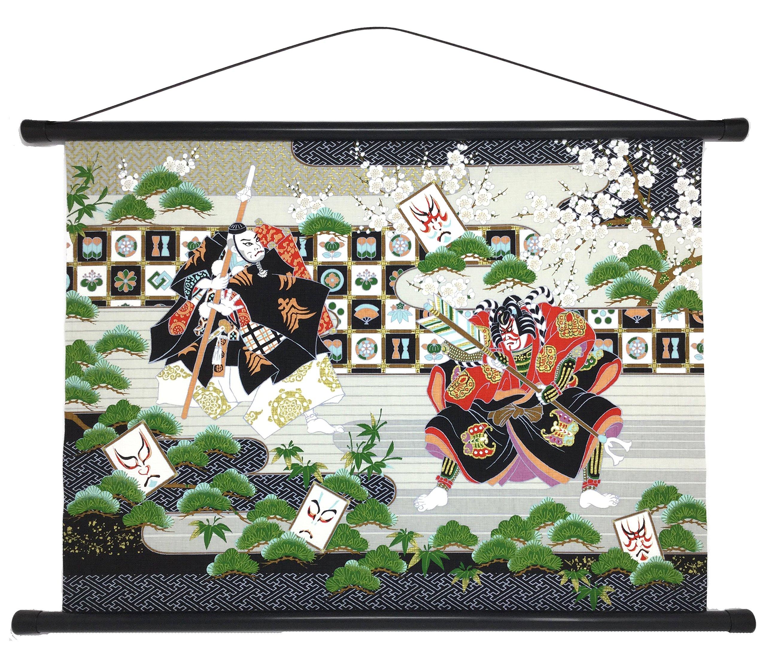 

Washi Kawasumi Узор Юдзэн Ваши Гобелен 59 x 45 см Кабуки По всему полю Прибл.