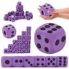 Elastic Sponge Solid Dice Sponge 3.8cm Dot Dices Vent Toy Foam Dot Dice  Math Teaching