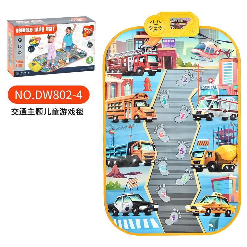 

Новое детское пианино дорожное движение игра распознавание звуков одеяло раннее образование образовательные детские танцы одеяло синий