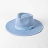 Cappello Fedora di Marca di Lusso per Donna Cappello Panama Cappelli Jazz per la Chiesa Cappelli Invernali Eleganti in Lana Cappello Rosa Cappello da Matrimonio