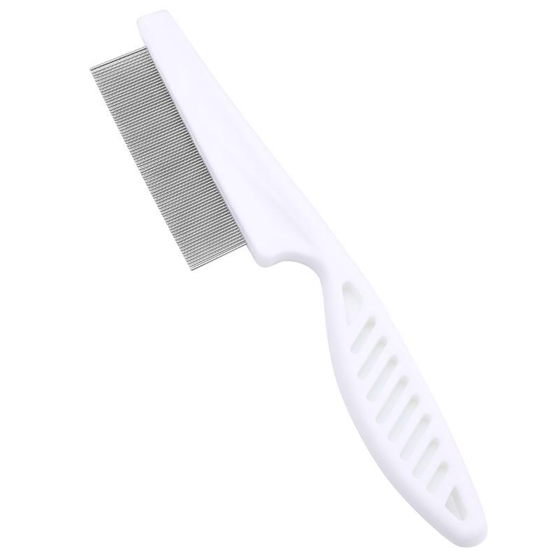 Pet Flea Comb for Dogs & Cats - Dense Teeth for Lice & Flea Removal, Grooming Tool for Puppies and Kittens