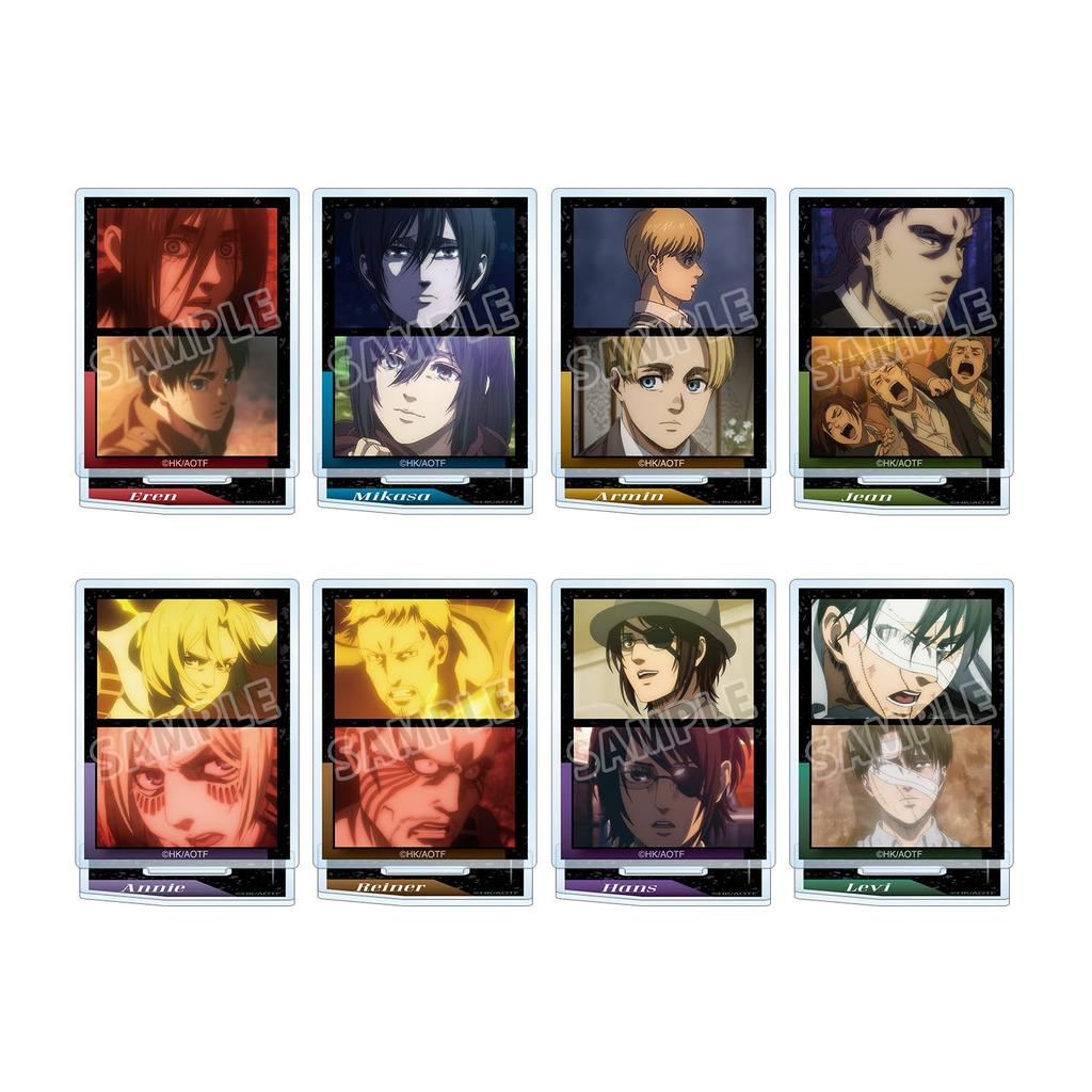 Attack On Titan Trading Scene Acrylic Stand Box 8-piece