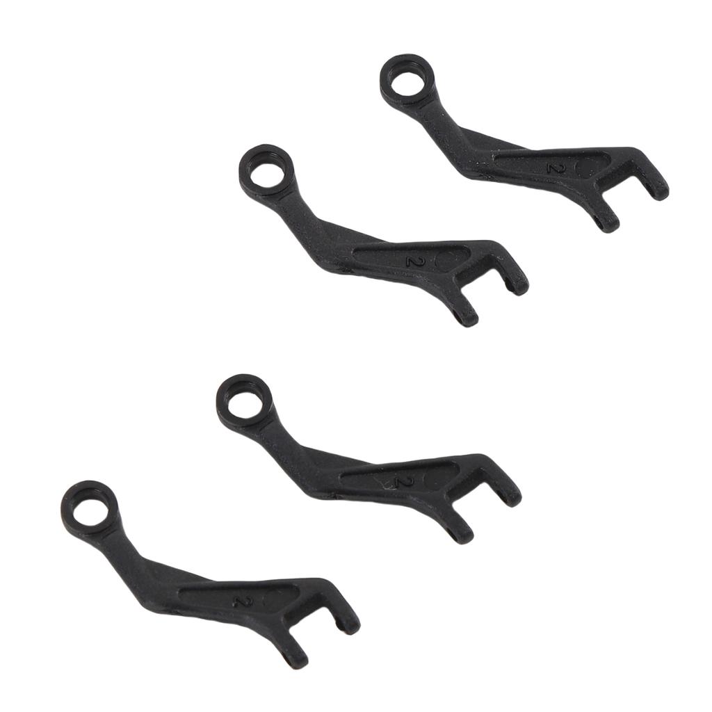 4PCS RC Helicopter Connecting Rod Set Plastic Replacement Parts Linkage Rods for Wltoys K124 K170