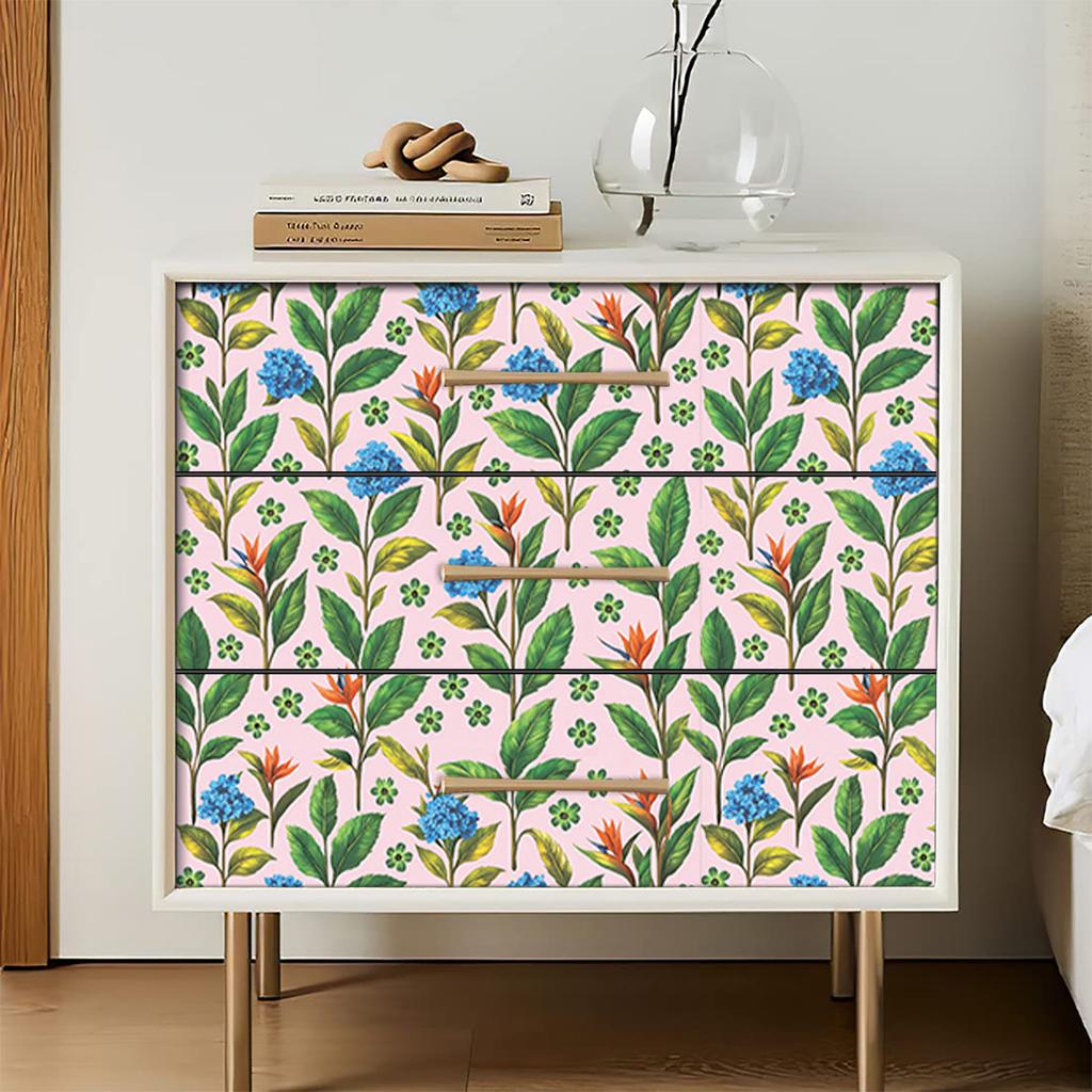 Floral Peel and Stick Wallpaper Self Adhesive Hyacinth Wall Paper for Bedroom Decor Elegant Mural