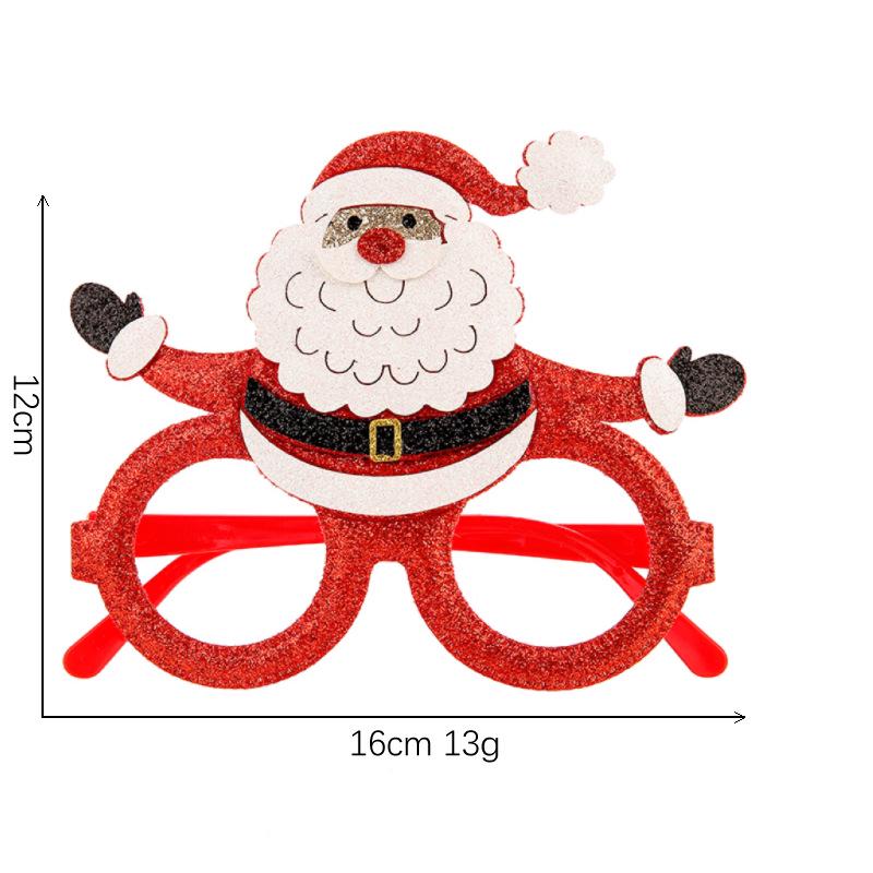 Festive Headband Eyeglass Frames: Christmas, Halloween, Valentine's Day & Party Glasses with Santa Claus Design