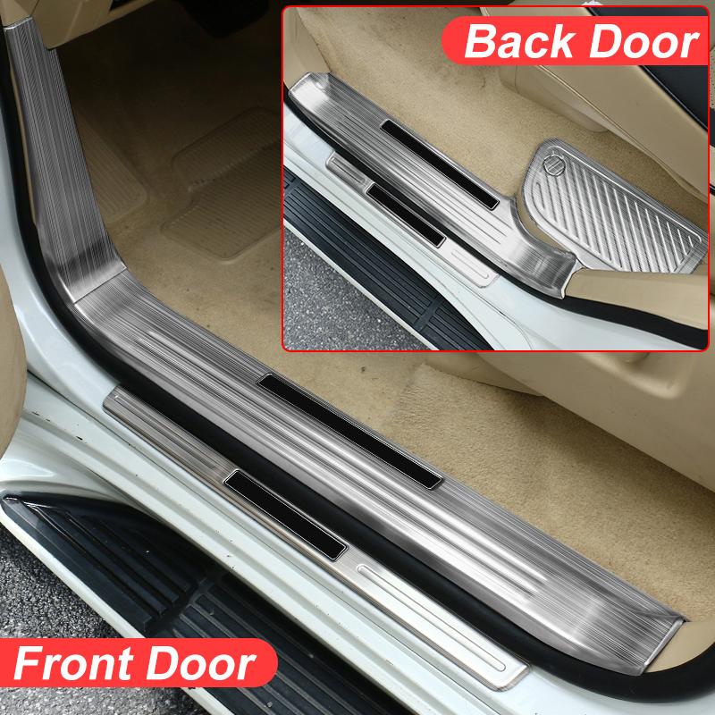 OKBY5 For Toyota Land Cruiser 200 LC200 2008-2021 Tuning Interior Decoration Accessories Modification, Stainless Steel Threshold 2020