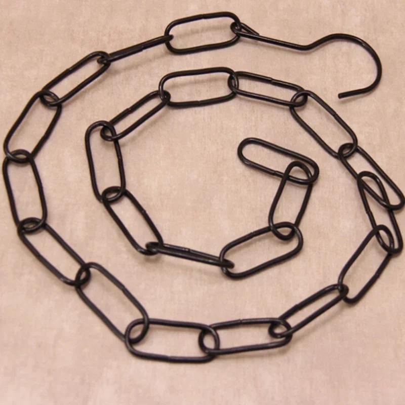 Lanț metalic de înaltă calitate pentru agățarea mai multor haine, cu cârlig, magazin de îmbrăcăminte, umerașe multiple, inele de afișare pentru haine