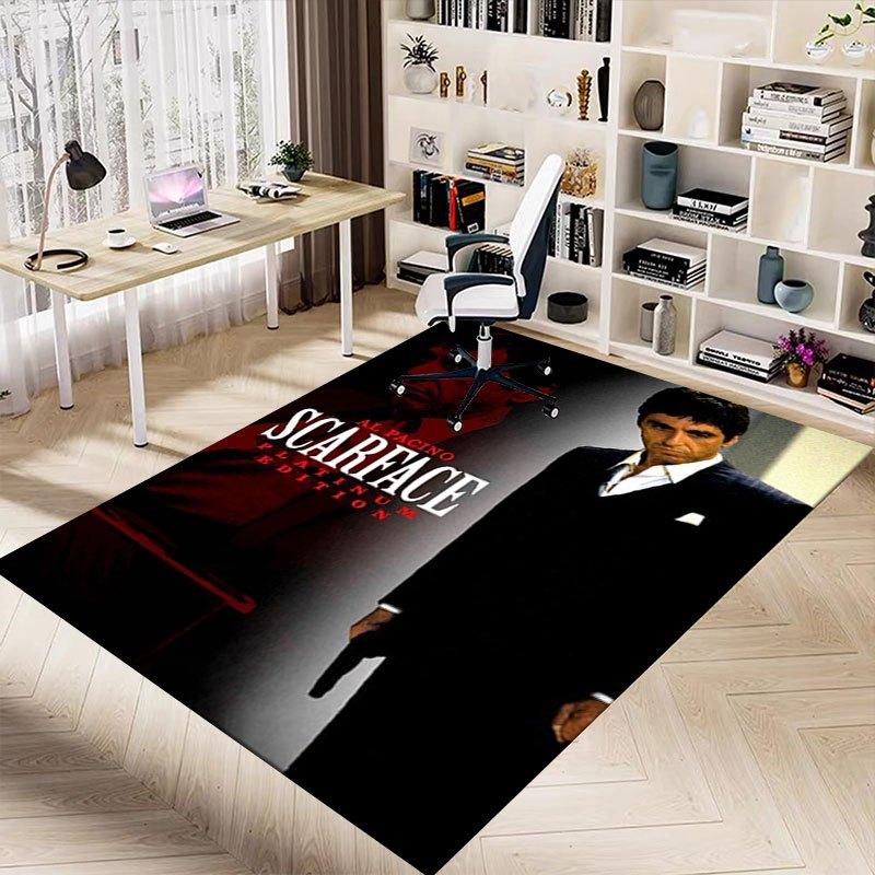 1pz Tappetino per Sedia da Ufficio Scarface Morbido, Confortevole, Per Tutte le Stagioni, Perfetto per la Casa, la Camera da Letto o l'Arredamento dell'Ufficio, Regalo Perfetto per