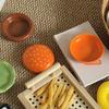 Stackable Hamburger Plate Set 6pcs Seasoning Plate Burger Sauce Bowls Condiment Bowls Mini Dinner Plate Sauce Container