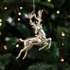 Plastic Angel Xmas Pendants Elk Christmas Tree Ornaments  Christmas Party