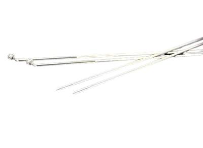 HOSHI SPOKES D/SB Double-Butted Spokes #14 X 283mm, Pack of 72, with Brass Nipples (#14)