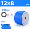 Transparent PU Air Hose for Compressors: Sizes 3-22mm