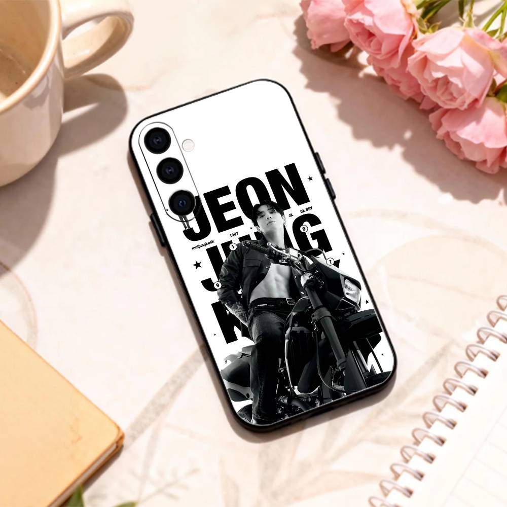 cool K-Kpop J-JungkookS phone Case For Samsung Galaxy A73,A72,A71,A70,A53,A52,A51,Others Soft Black Shell