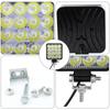 1PCS 12V-24V Waterproof Led Work Light Bar Square Spotlight  Work Light Headlight For Truck Off Road Night Driving Light For SUV