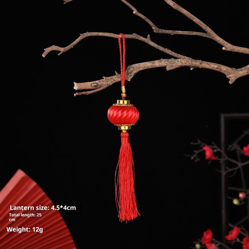 2026 Jahr des Pferdes Wandhänge-Laternen-Ornament Chinesisches Jahr Glücksdekoration Zubehör Einweihung Kleiner Anhänger Gi
