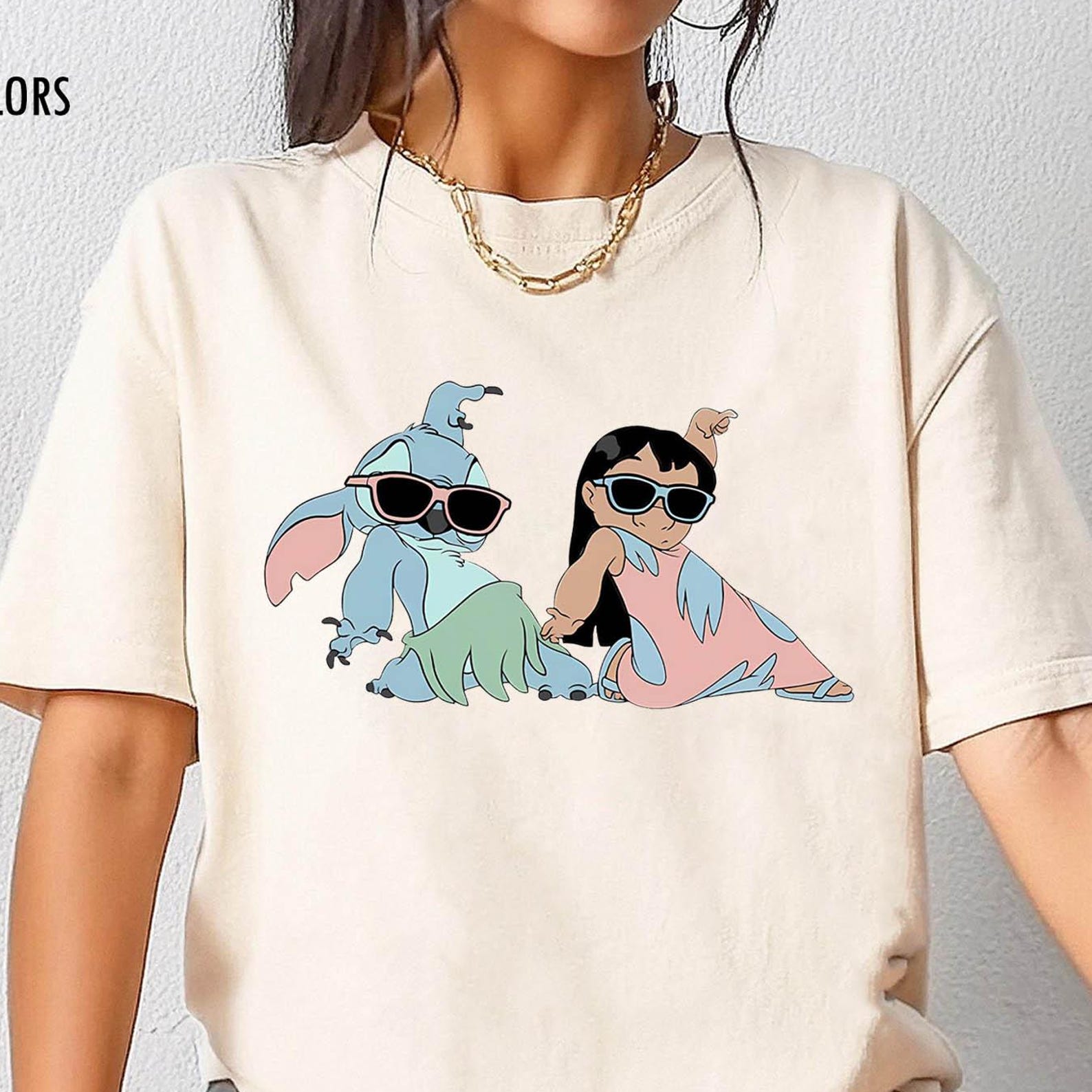 Funny Lilo and Stitch Dancing Hawaii Aloha Shirt, Experiment 626 T-shirt, Disney Kids Shirt M