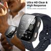 Vidrio+Funda para Amazfit Bip 6 Protector de Pantalla de Vidrio Templado y Parachoques Protector de PC Duro para Accesorios Amazfit Bip6