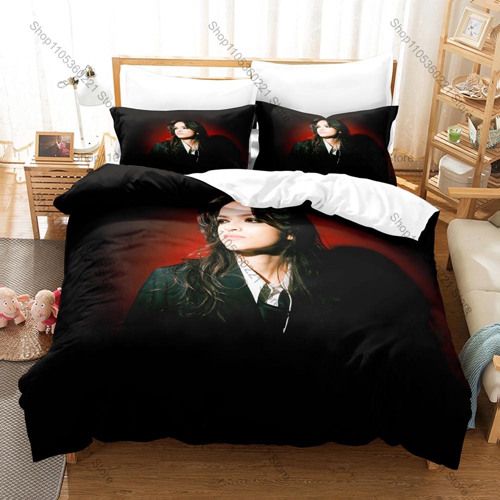 Cool Ari Abdul Dark Pop Singer Duvet Cover + 2 Pillowcases 3D Portrait Print Polyester Bedding Fan Bedroom Decor