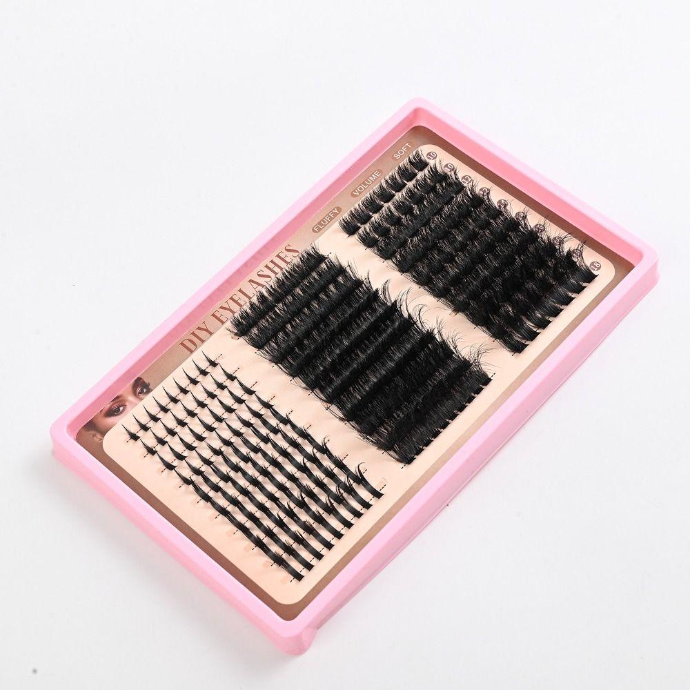 Bond and Seal False Eyelashes 10-18mm Length Fake Eyelash 3D Faux Mink Lash  Makeup Enhancement