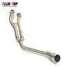 Stainless Steel Motorbike Exhaust Pipe For Yamaha Tmax500 Tmax530 Front Link Pipe Tmax 500 530 Exhaust Header Fit 51mm Muffler