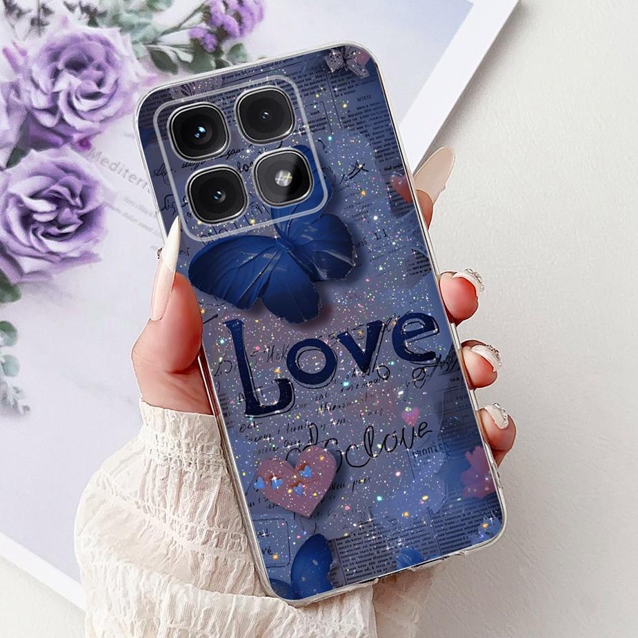 For Xiaomi Mi 14T Pro Case Cute Cat Fashion Painted Cover Soft Silicone Phone Case For Xiaomi 14T Pro Mi14T 5G Back Cover Bumper