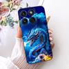 6.7" For Motorola Edge 70 Phone Case Luxury Dragon Cartoon Cover Soft Black Silicone Shell For Motorola Edge70 Moto X70 Air Etui