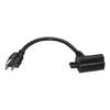 Y Shaped 14AWG Extension Splitter Cord 3 Prong NEMA 5 15P To 5 15R and C7 Power Cable for Electronics and Appliances