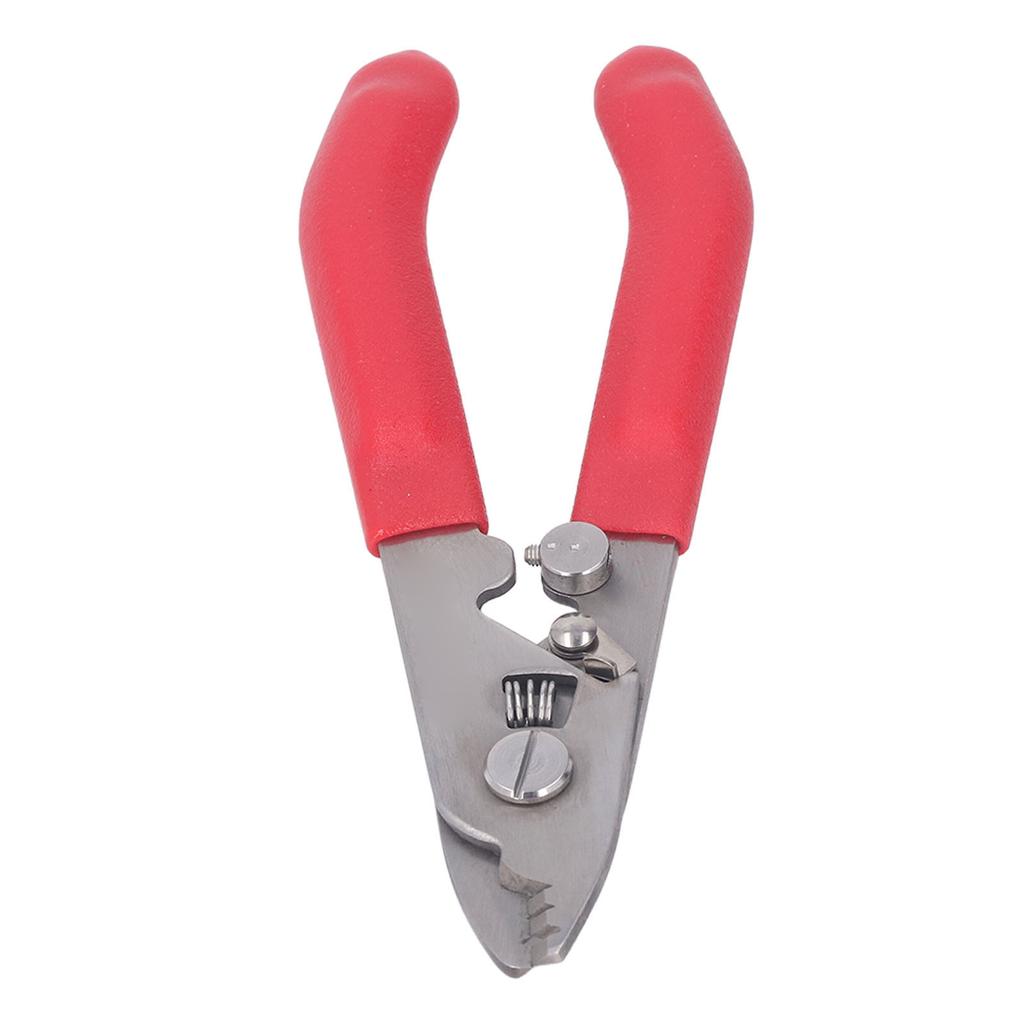 Fiber Optic Stripper Stainless Steel 3 Port Wire Stripper Pliers Fiber Stripping Tool