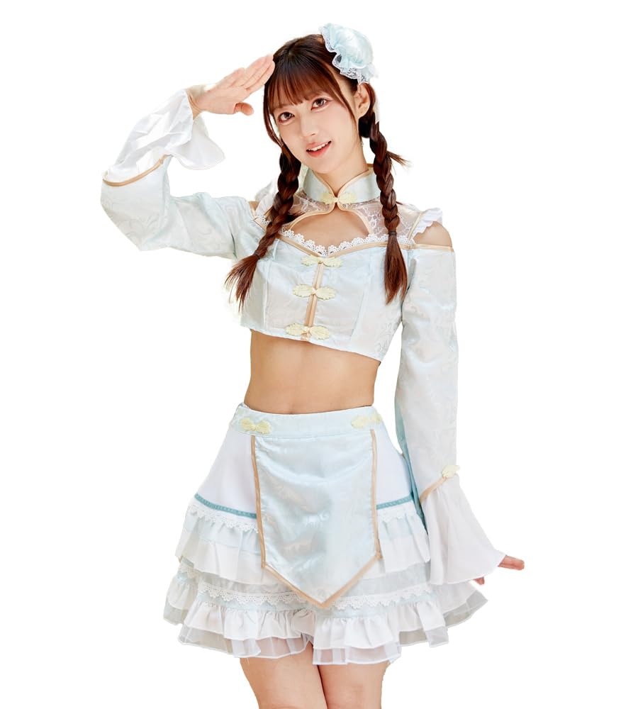 

Brightlara Women s Pink Jiangshi Costume for Halloween Cosplay, Chinese Clothing, cos072-BL-M