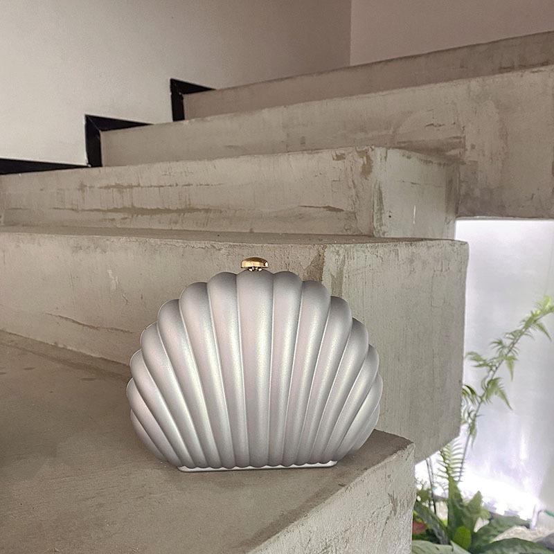 

Acrylic shell box bag, banquet bag, matte creative, fashionable, simple and high-end messenger bag