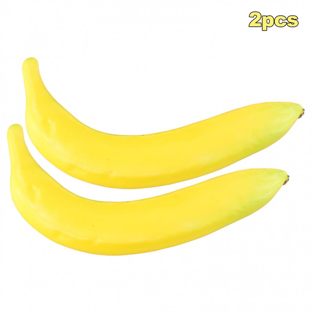 Artificial Bananas Table Display Wedding Decor 2 Piece 20cm