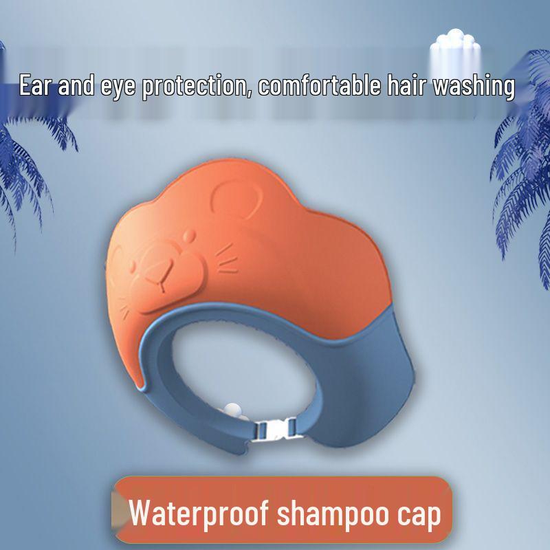 Baby Shampoo Cap: Waterproof Infant Bath Shield with Ear Protection