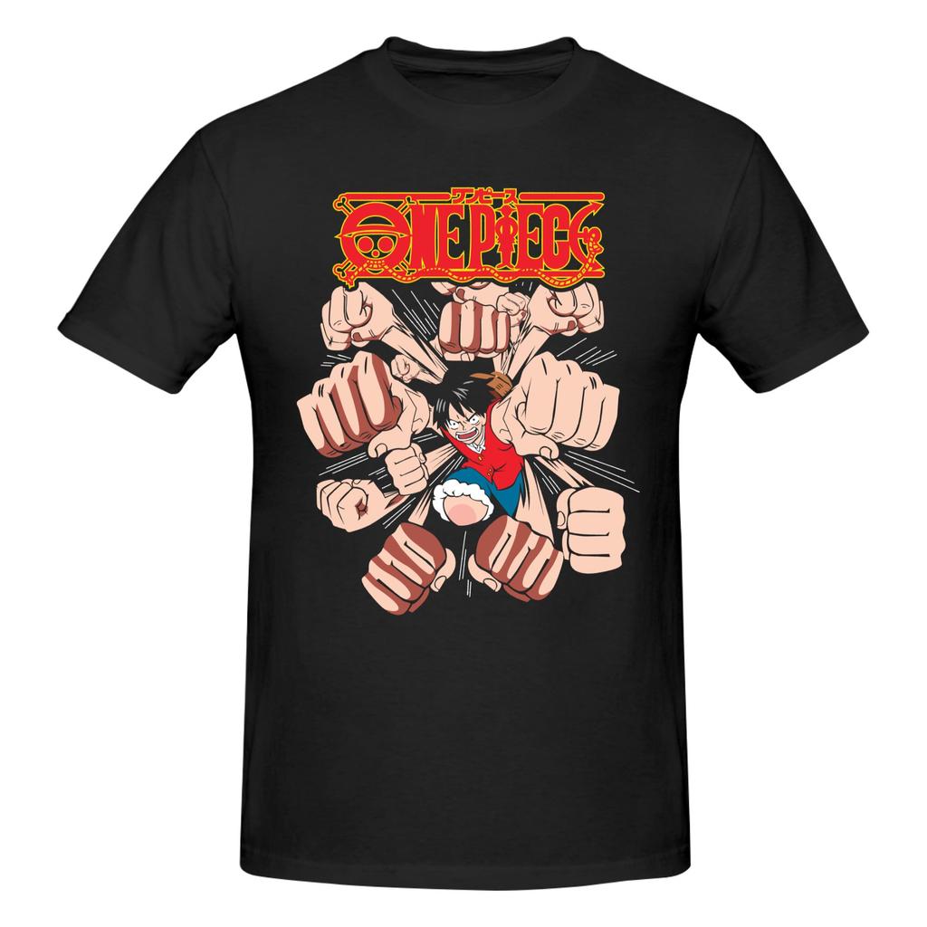 One Piece T Shirts Unisex Short Sleeve Luffy Tshirt Streetwear Casual Graphic Tee Tops 100 Cotton  Loose Oversized Clothes