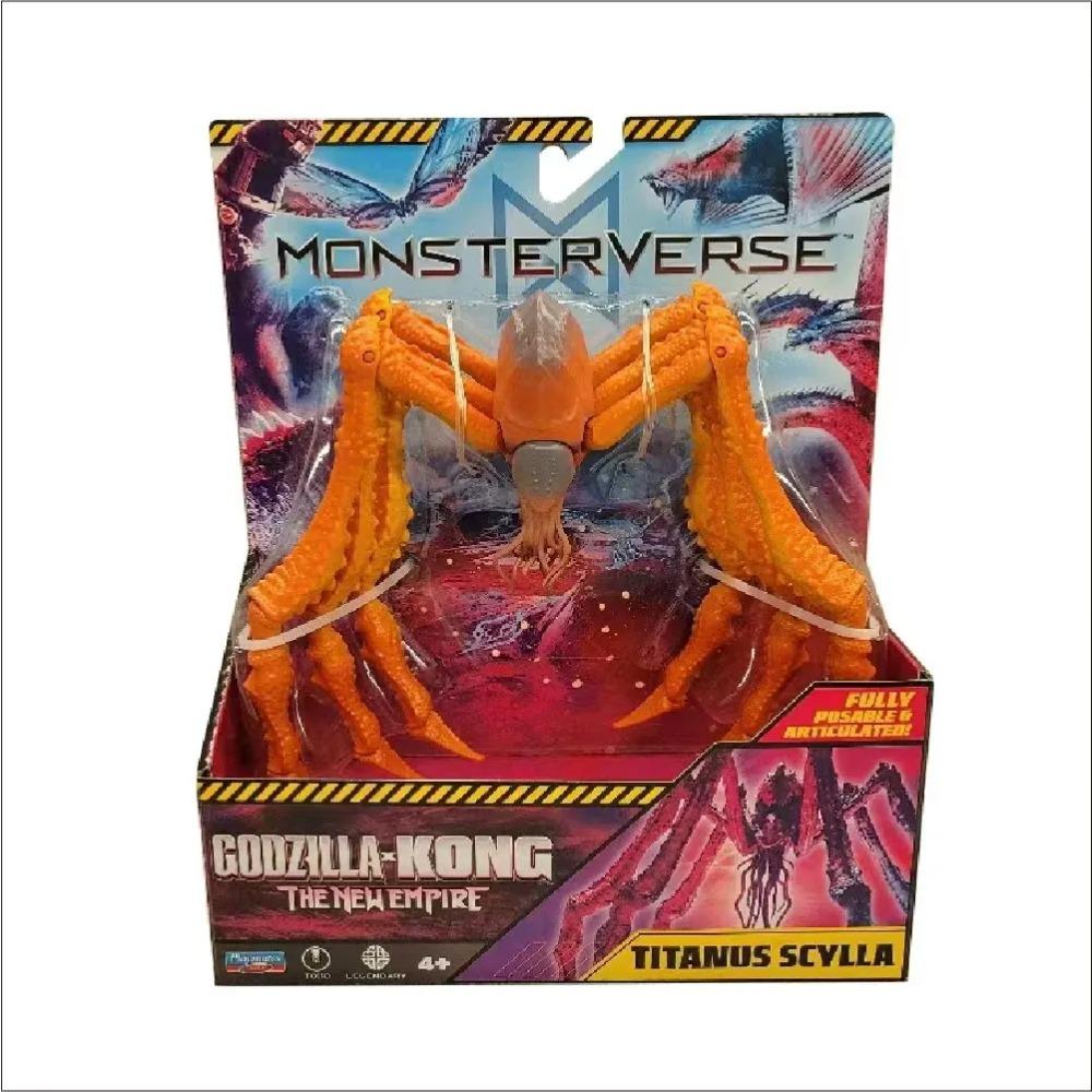 Playmates Godzilla VS Kong Ghidorah Rodan Actionfigur Trendige Mothra Kong Anime Figur Sammlung Schreibtischdekoration Geburtstagsgeschenk