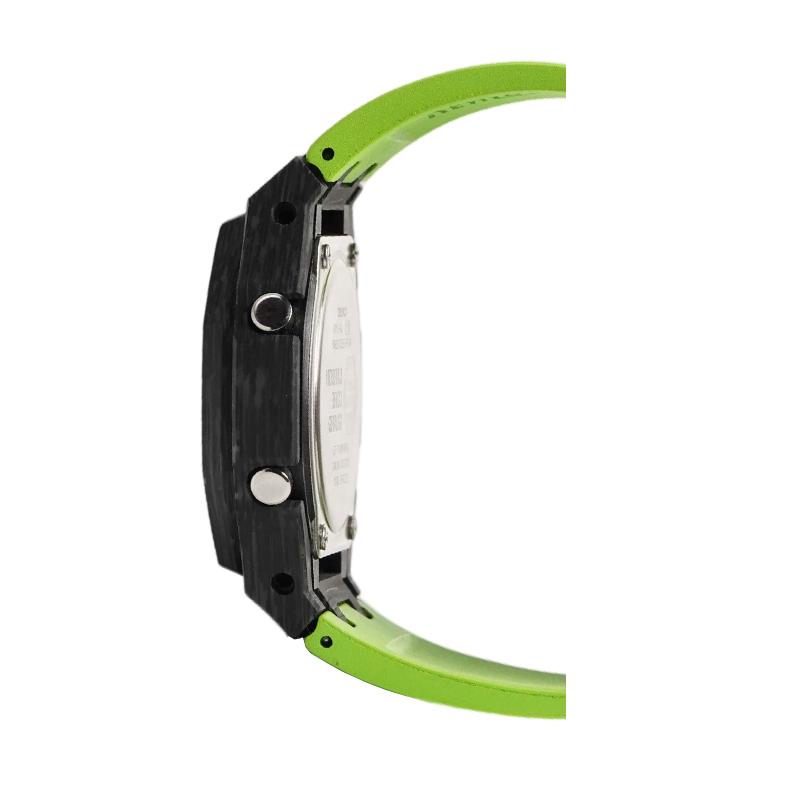 Casio Customized Watch Modified Series Luminous Waterproof Quartz Rubber Strap Men and Women Same Style Black Dial GA-2100-1A1