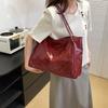 Stylish Large Capacity Pu Tote Bag For Women 2023 Retro Trendy Handbag