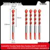 All-in-One 6mm Alloy Triangle Drill Bit for Tile, Concrete, Glass, and Cement